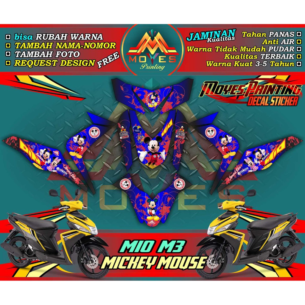 Stiker Decal Mio M3 Decal Stiker Fullbody