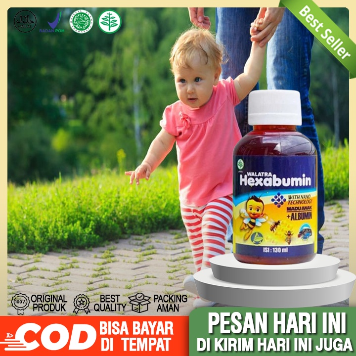 Obat abat anak terlambat jalan, Madu Anak Biar cepat jalan, madu anak walatra hexabumin asli