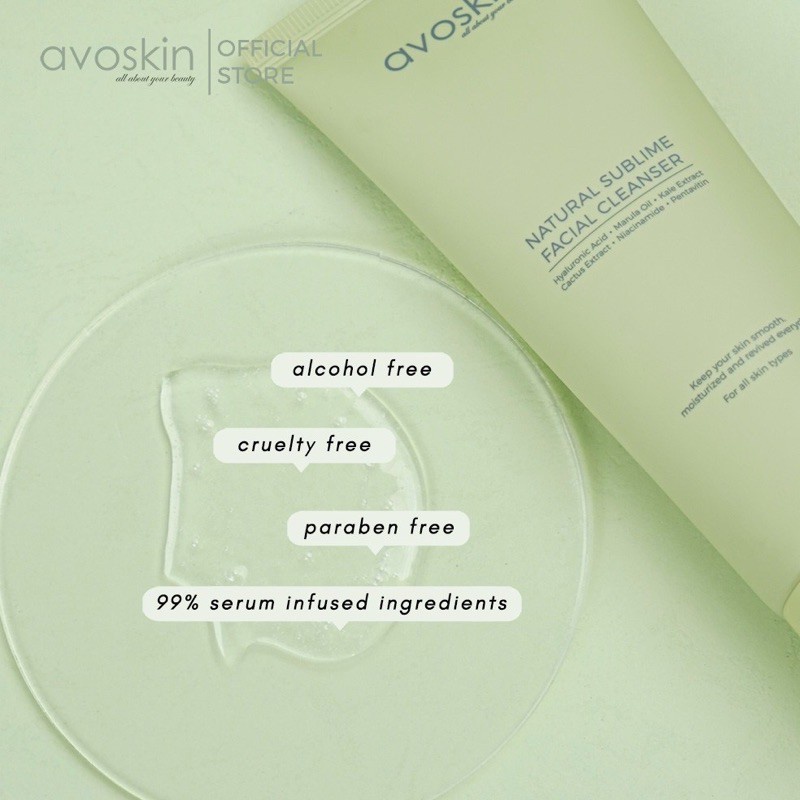 AVOSKIN - Natural Sublime Facial Cleanser 100ml