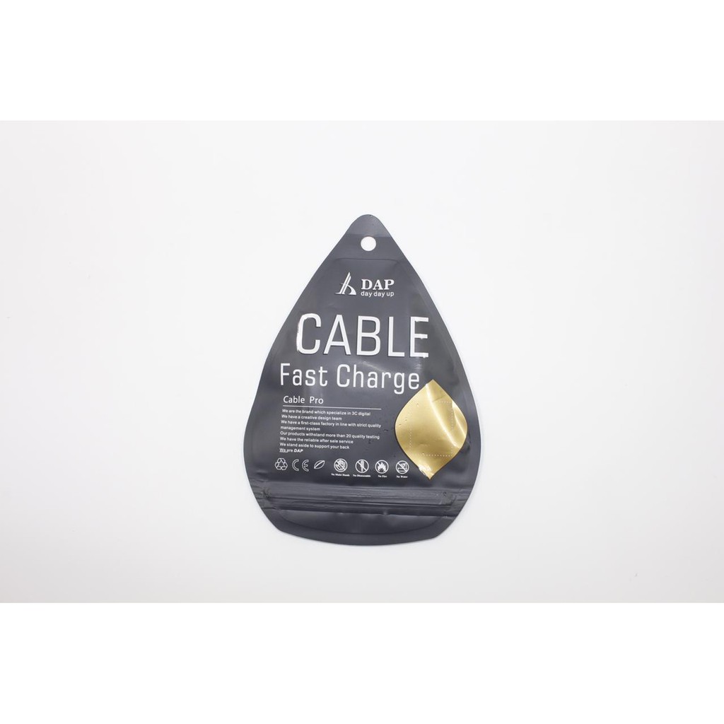 Kabel Data Type-C Kabel Charger DAP ORIGINAL DT100 Kabel Casan 100cm 2.1A REAL