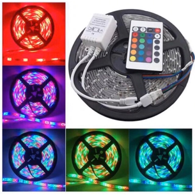 KANZO/Led strip 3528 RGB warna warni 5050 RGB 5METER/10meter  LED STRIP RGB