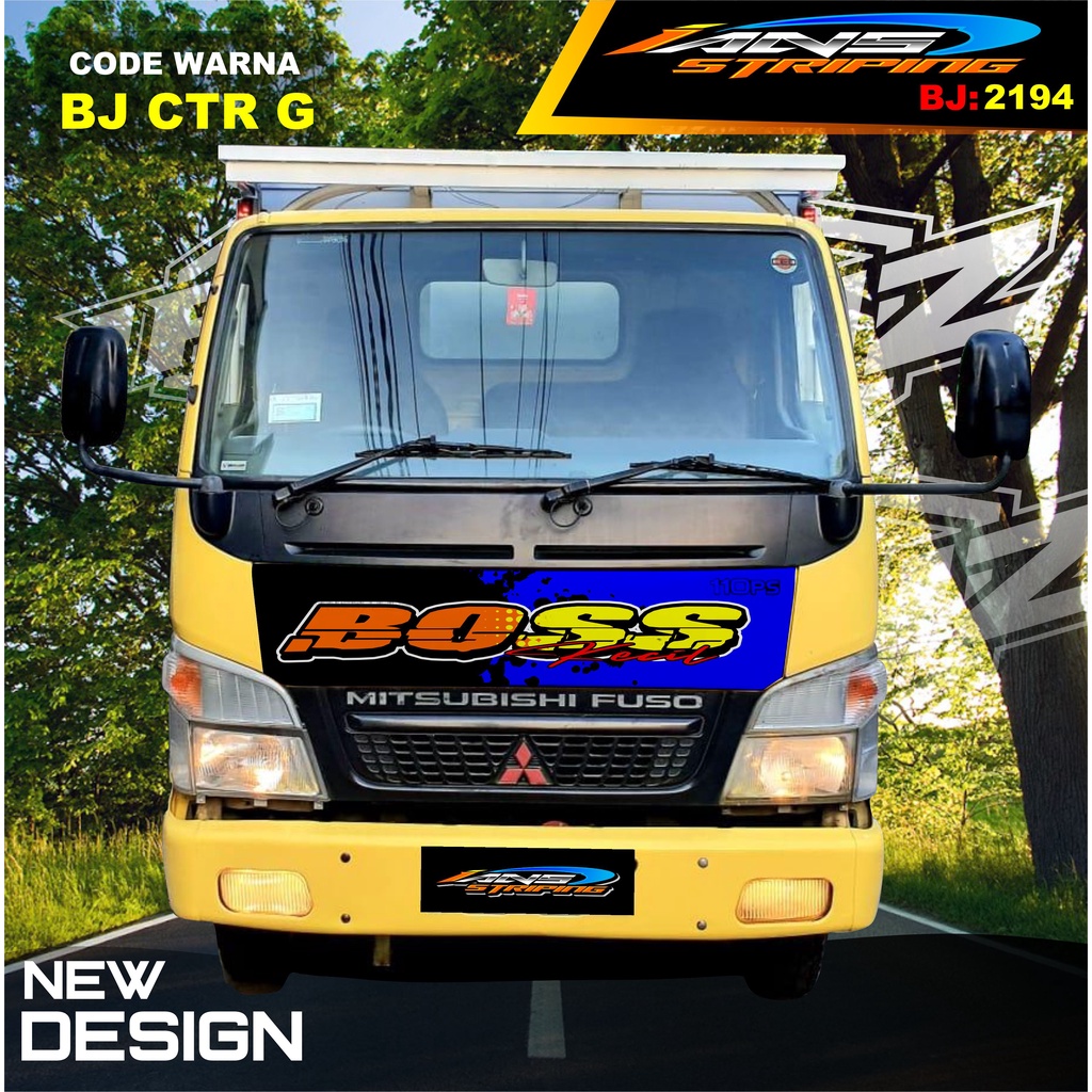 VARIASI STIKER KAP DEPAN TRUK FUSO / STIKER KABIN TRUK RAGASA,UMPLUNG / STIKER KAP CUP DEPAN TRUK DINA,FUSO