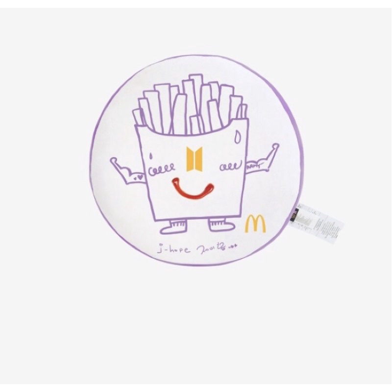 READY STOCK OFFICIAL BTS X MCD CUSHION