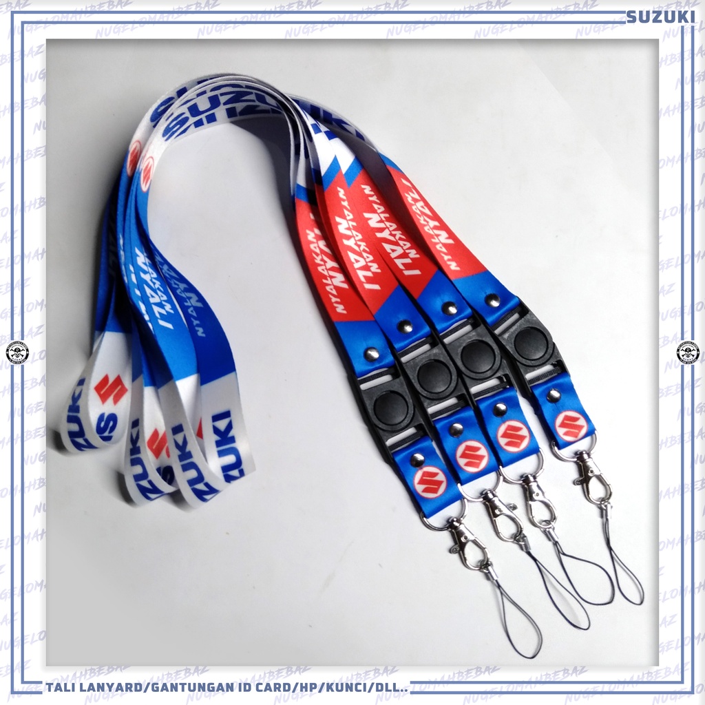 

TALI LANYARD GANTUNGAN ID CARD/HP/KUNCI/DLL.. SUZUKI