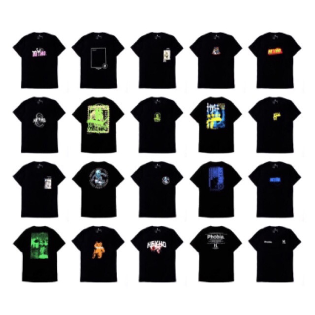 Kaos New Release Tshirt Mistery Pack Original brand Heyho & Mules Local Brand Jakcloth