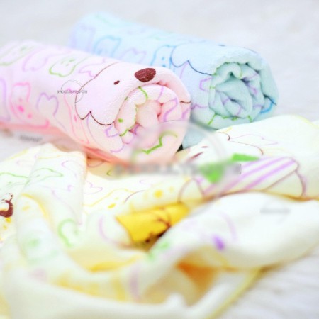 Handuk mandi Bayi HB-02 - PINK MOTIF RANDOM