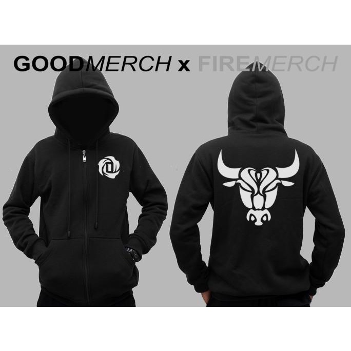Jaket Hoodie Sweater Derrick Rose X Chicago Bulls Sweatshirt Zipper