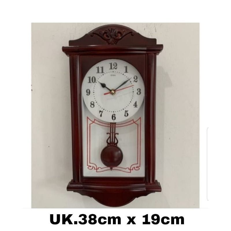 Jam dinding bandul 465 brown klasik