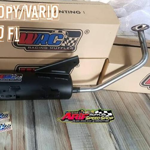 Diskon Knalpot Wrc Beat/Scoopy/Vario 110 Karbu/Fi Terbaik