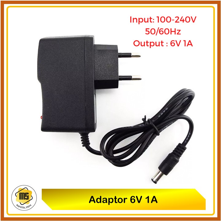 Adaptor Mesin Jahit Mini Portable 6V 1A