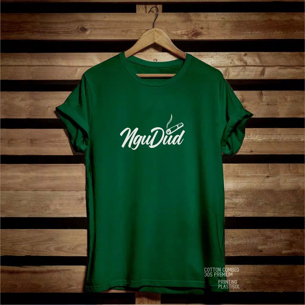 KAOS DISTRO PRIA&quot;NGUDUD&quot;cotton combed 30s