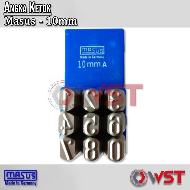 Masus Angka Ketok 10 mm