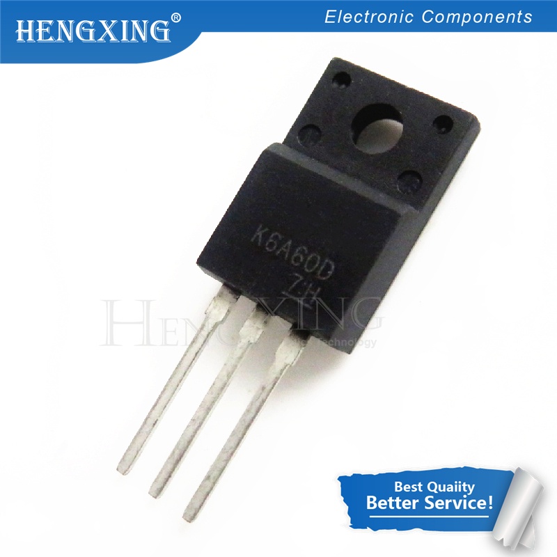 100pcs Ic TK6A60D TK6A60 K6A60D TO-220F 6A 600V