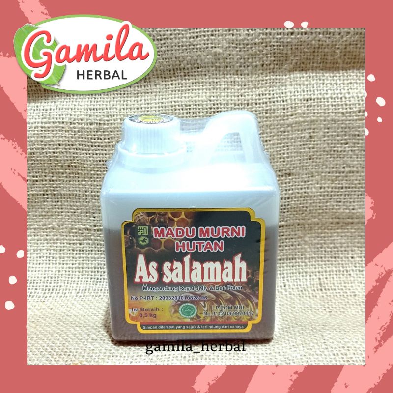 

Assalamah Madu Murni Hutan 1/2 kg / Madu hutan