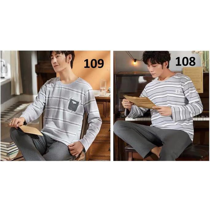 BAJU TIDUR PRIA PIYAMA PRIA LENGAN PANJANG