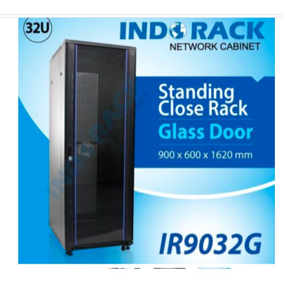 IR9032G close rack indorack 32u depth 900mm glass door/rack server 32u