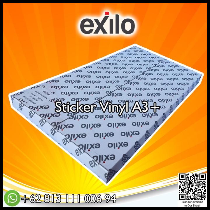 

Exilo Stiker Vinyl Laser A3 Stiker Gloss Doff Transparan Repack Isi 25