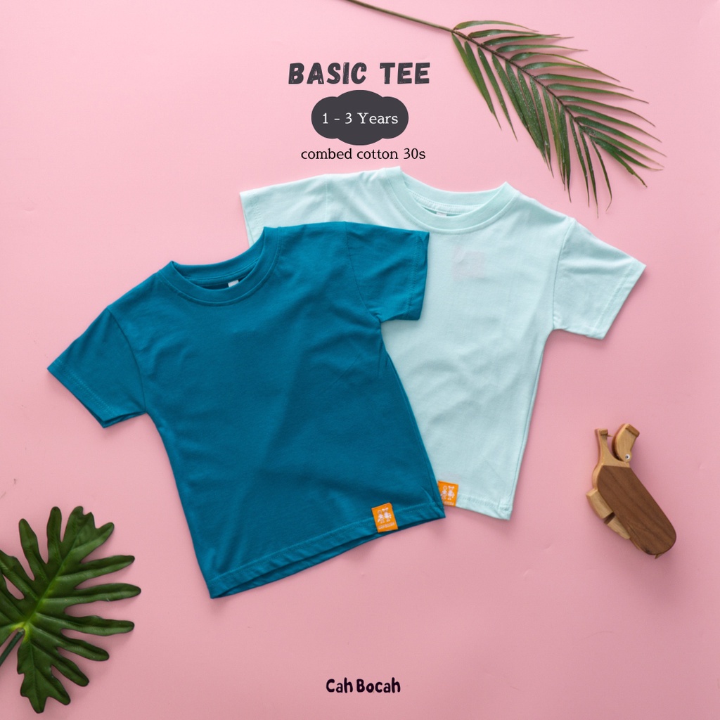 Cah Bocah Basic Tee Unisex  6 - 36 Bulan