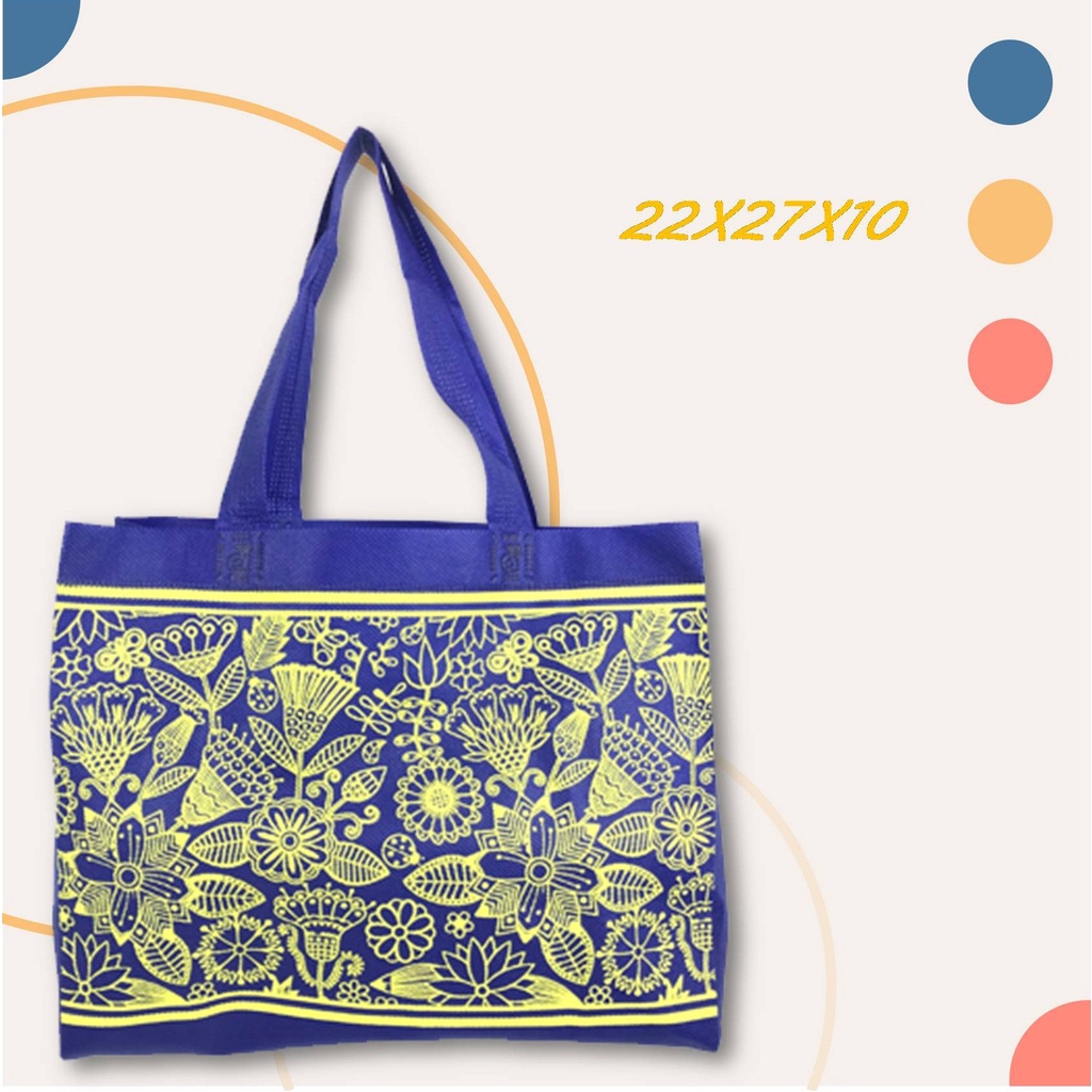 

Tas Spunbon Goodie Bag HLB SBLN 22x27x10 75gr MN FLURAL GARIS DY
