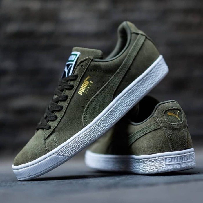 Ds201Al Puma Suede Classic Olive Green Sw2Sw0Fpo