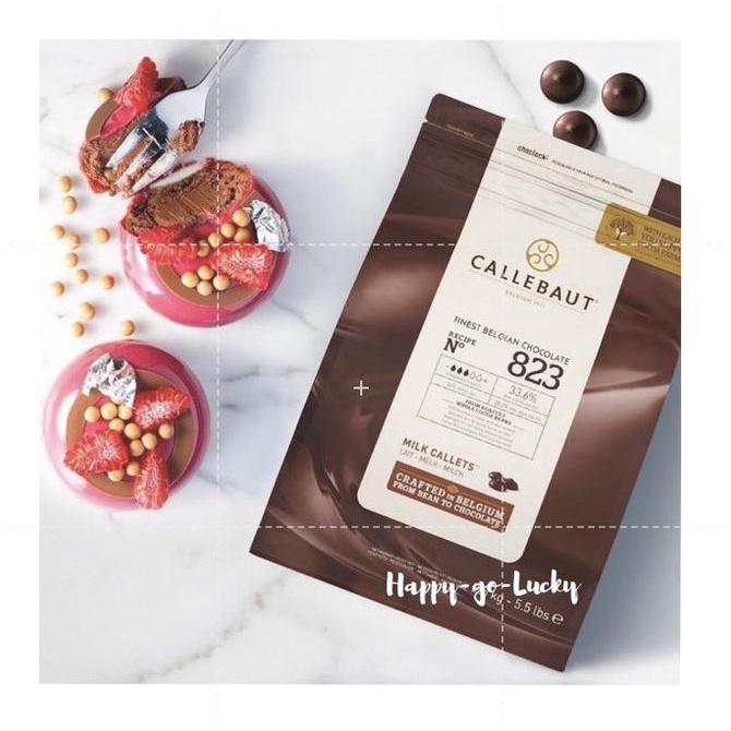 

Callebaut 823 33.8% Milk Chocolate original pack 1 kg ---NEW---