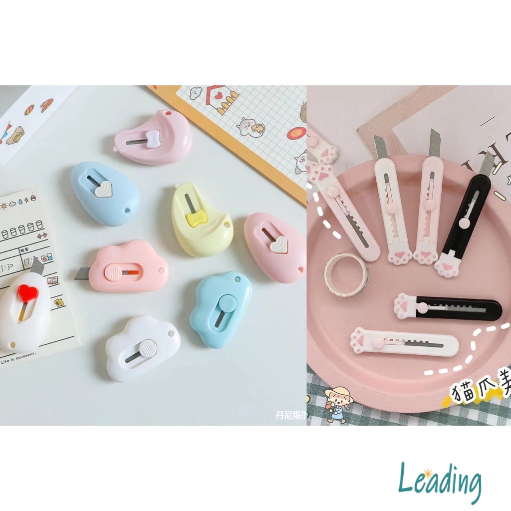 

Alat Sekolah Cutter Mini Lucu Pisau Ukir Alat Tulis-Le