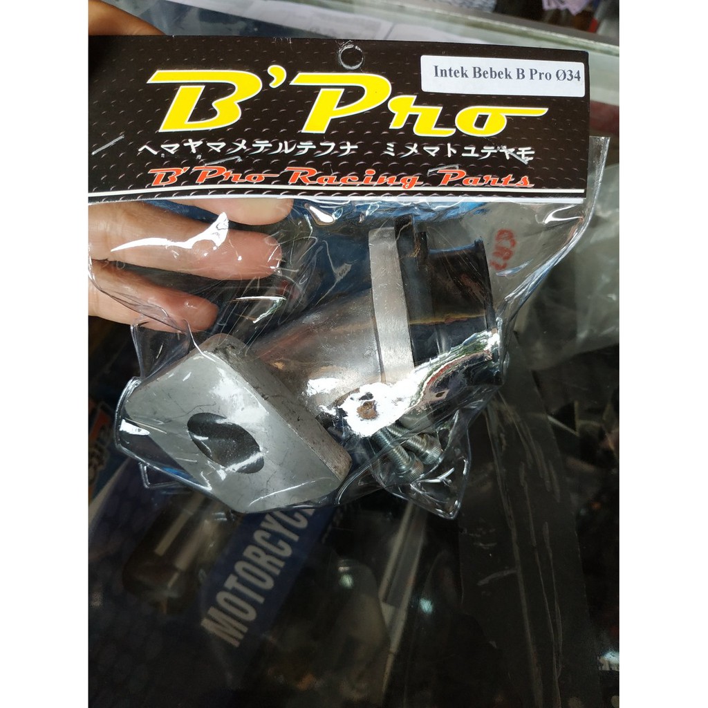 PROMO Intake B PRO RACING Ukuran uk karbu rator 32 33 34 35 mm Bebek JUPITER Z VEGA R KARISMA MIO
