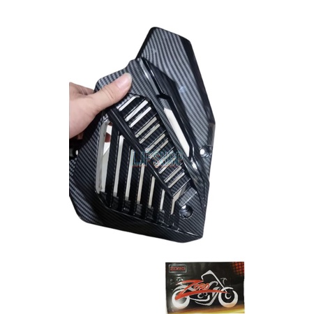 COVER TUTUP RADIATOR CARBON KARBON VARIO 150 LED ESP / vario 150 NEW TERBARU