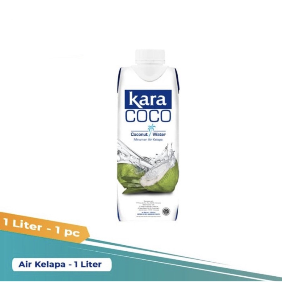 

KARACOCO PURE COCONUT WATER 1L KARA MINUMAN AIR KELAPA MURNI 1000ml