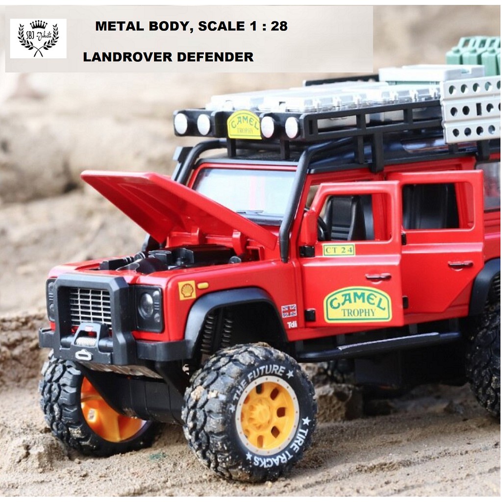 MINIAUTO DIECAST LAND ROVER DEFENDER 1:28 METAL COLLECTION BIG SIZE REALISTIC MODEL