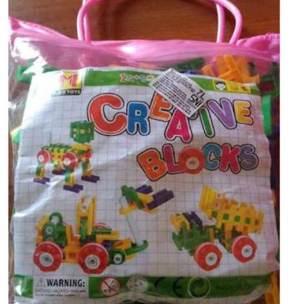 ZK Creative Block Lasy Tas/edukasi/bongkar pasang/kreativitas anak ➼ ❋°