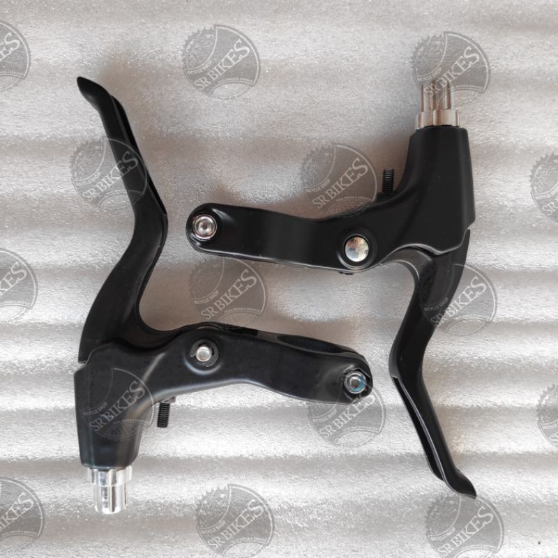 Brake Lever Handle Handel Rem Sepeda. FULL ALLOY. HITAM. POLO