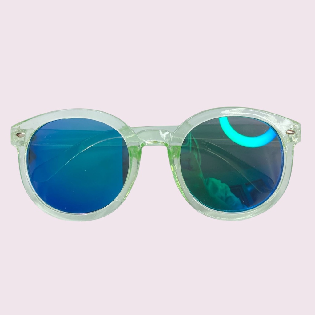 HC Kacamata Anak 6689 Kacamata Hitam Fashion Kaca Mata Hitam High Quality Kids Sunglasses Kaca Mata Murah Import-HC9206 TRANS BIRU