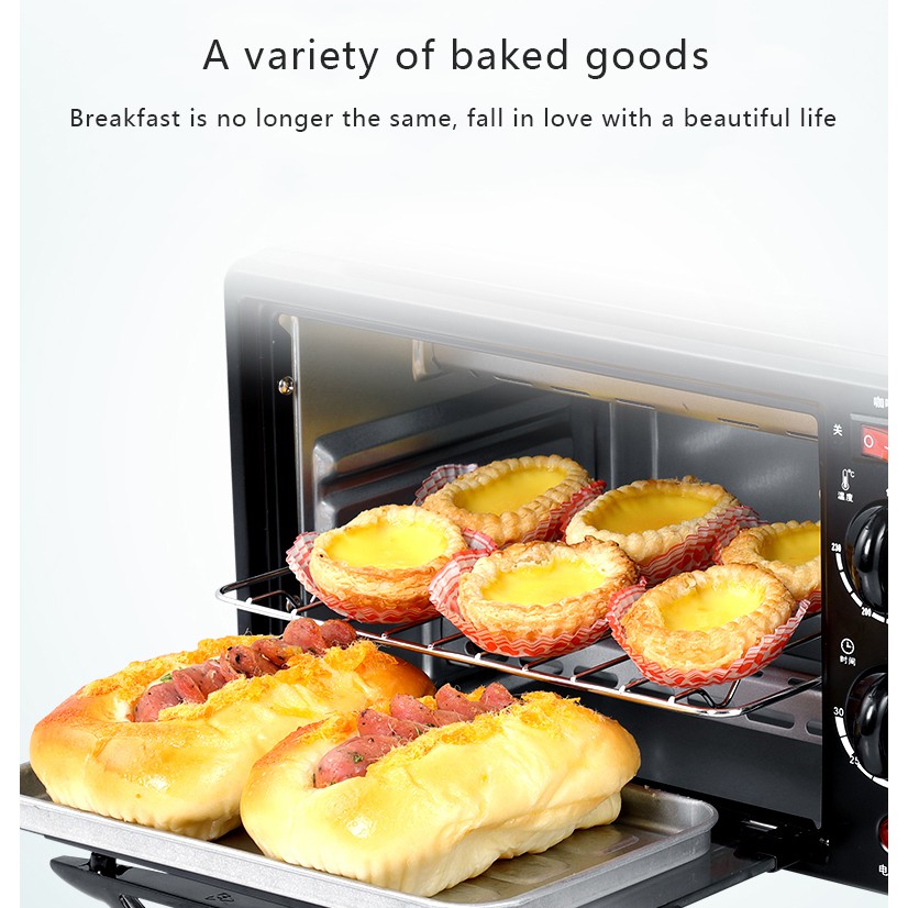 Mesin Kopi Toaster Oven / Breakfast Machine 3 in 1 Toaster Oven Mesin Kopi Grill Pan 640+450W