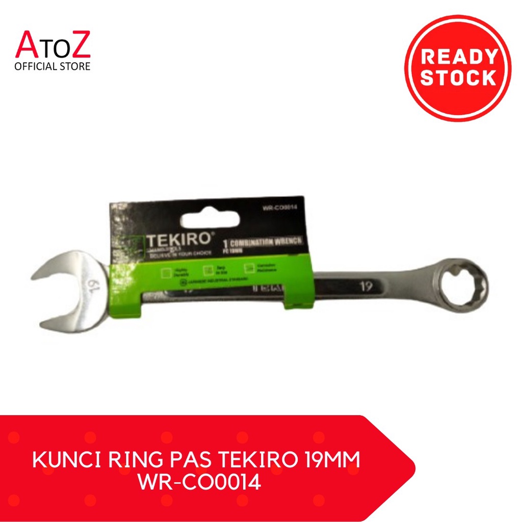KUNCI RING PAS TEKIRO 19MM WR-CO0014 - KUNCI RING PASS