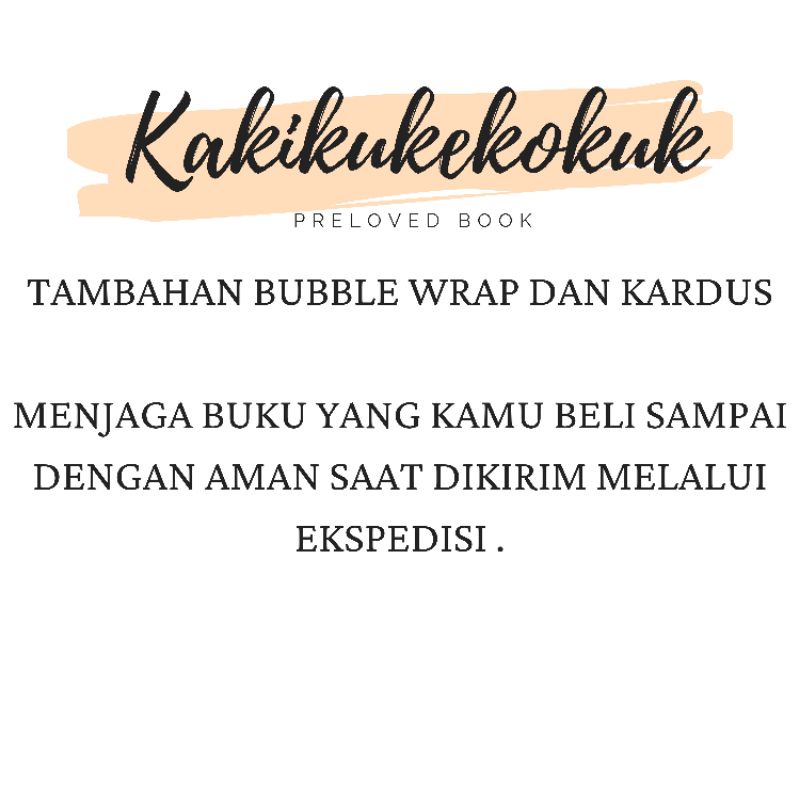 

Kakikukekokuk - Tambahan Packing