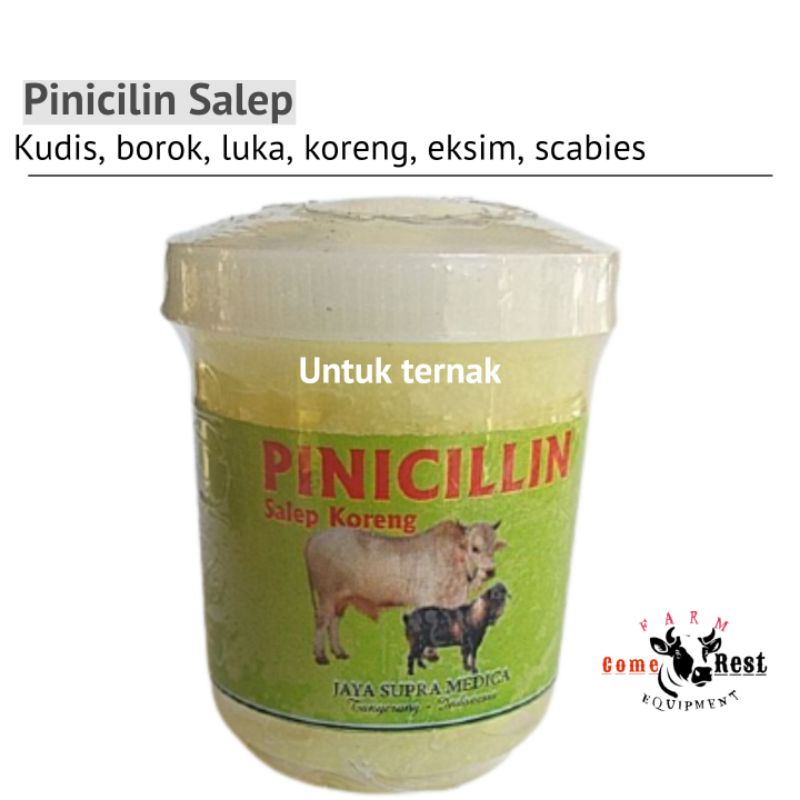 Pinicilin Salep-obat kudis, scabies, gudik borok, anti lalat sapi, kambing, kelinci, kuda, kerbau , kucing dan anjing