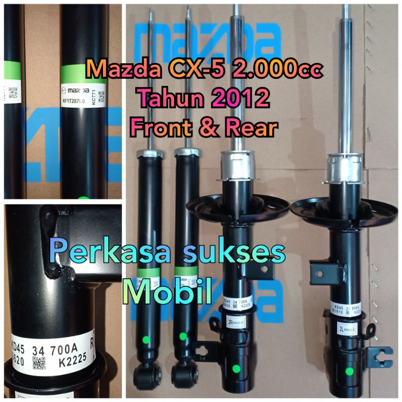 shockbreaker shock absorber Mazda CX-5 CX 5 2.000cc tahun 2012 2013 depan dan belakang original