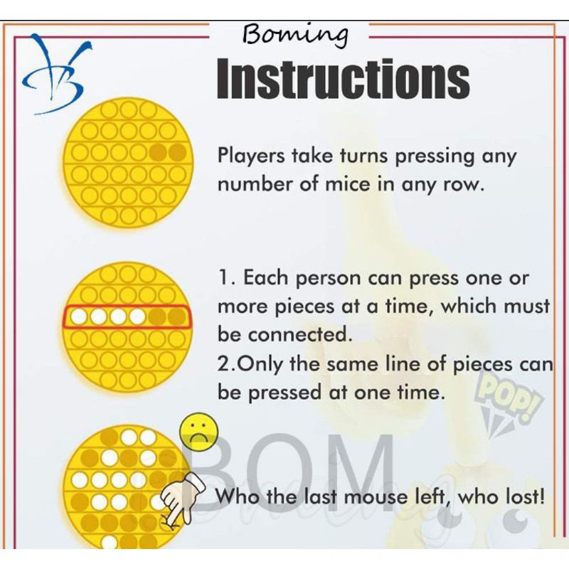 ready Banjarmasin fidget Pop It warna biasa/Pelangi its Mainan anak penghilang stres-6