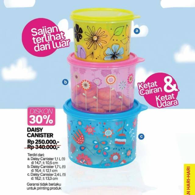 Toples transparan daisy