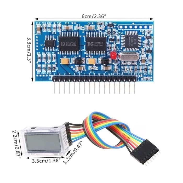 Module PSW Pure Sine Wave EGS002 EG8010 &amp; LCD Display Voltmeter Ampere