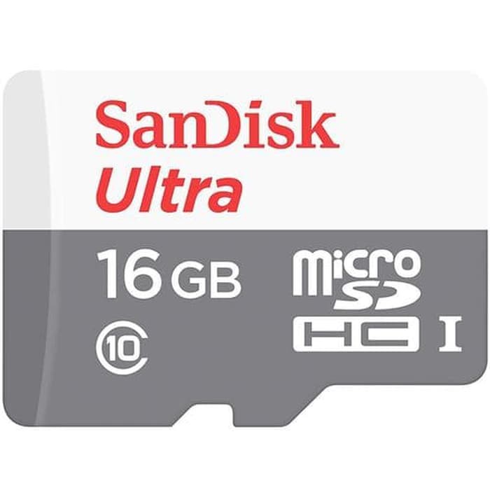 MicroSD Sandisk Ultra 16GB Class 10 80MBPS Micro SD Card 16 GB SDHC