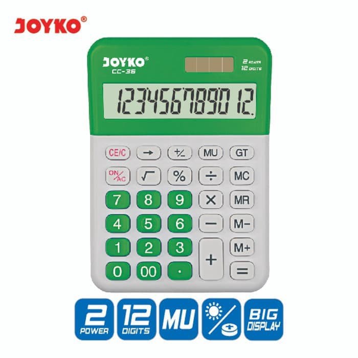 

Calculator / Kalkulator Joyko CC-36 / 12 Digits / Check Correct - Biru