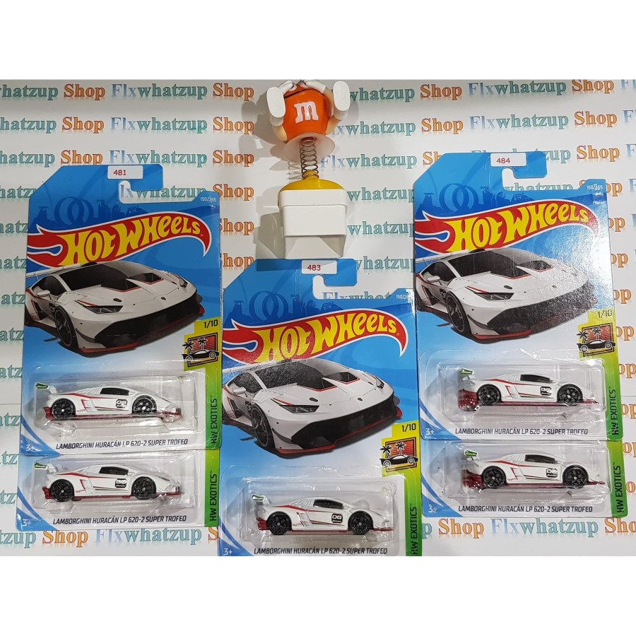 Hot Wheels Lamborghini Huracan LP620-2 Super Trofeo - WHITE