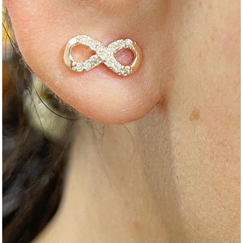 Anting Angka 8 Berlian Medan Asli BMF