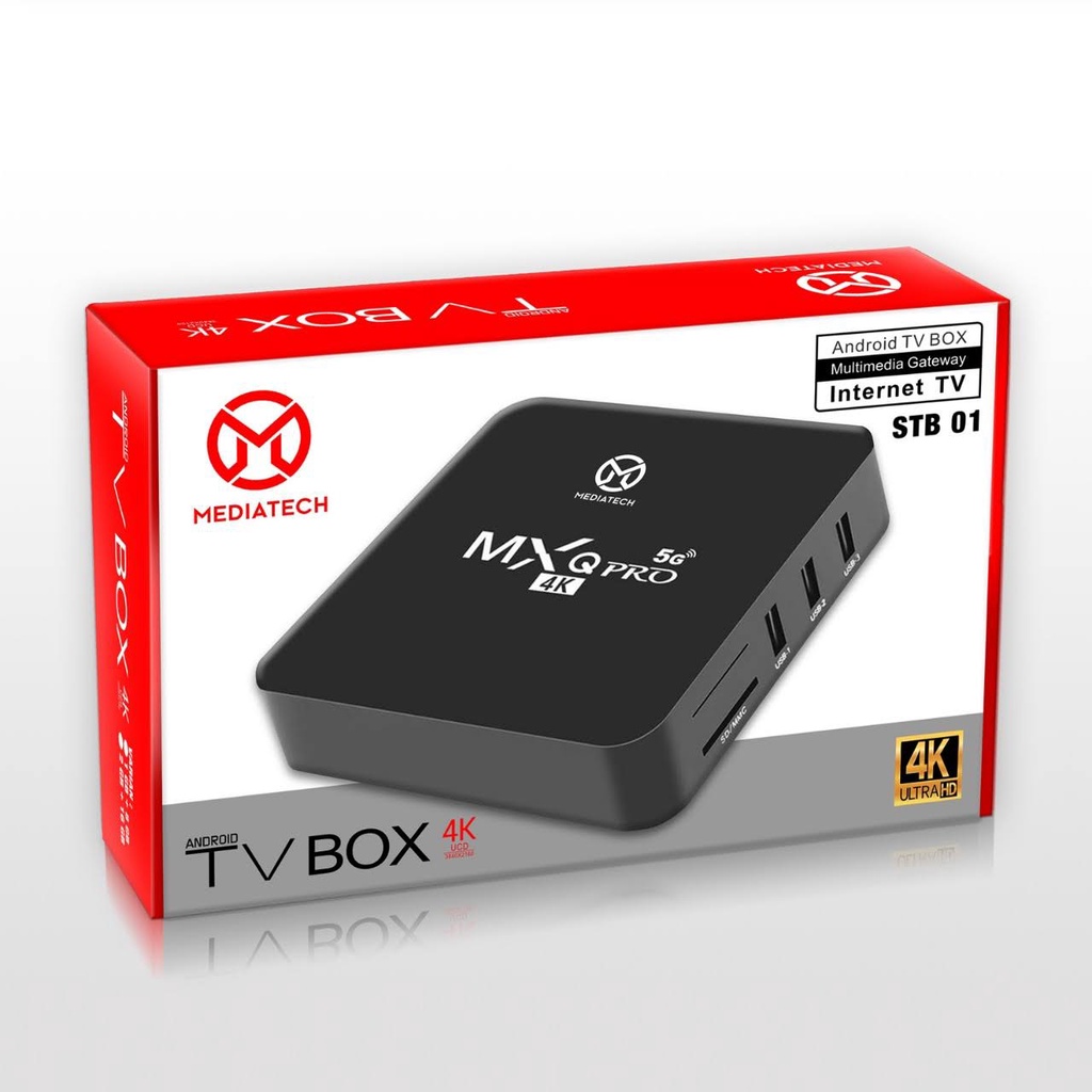 Mediatech TV BOX  MXQ Pro 4K 5G/UHD Smart TV Box  - 460202