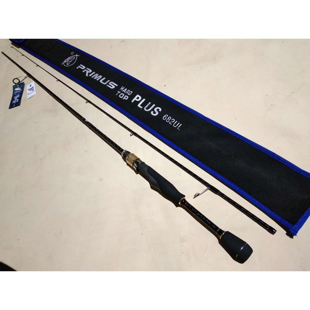joran pancing spinning 682 UL dan 682 XUL orca primus hard top plus FUJI 200