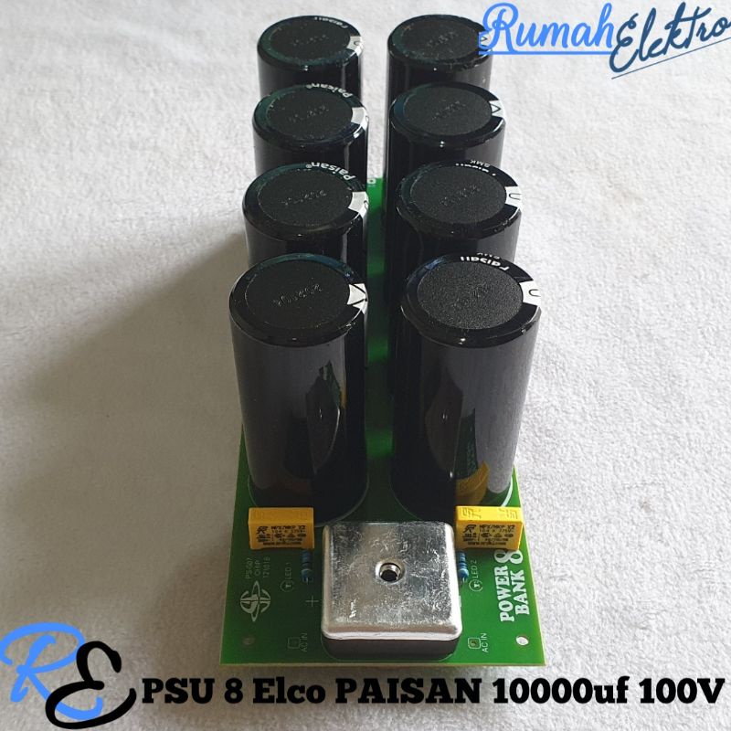 Kit PSU 8 Elco PAISAN 10000uf 100V Dioda Kotak