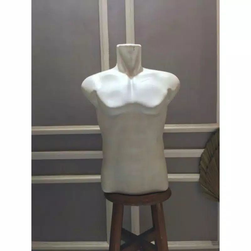 Patung Manekin Pria Setengah Badan Patung Baju Atasan Kaos Kemeja Cowok Laki