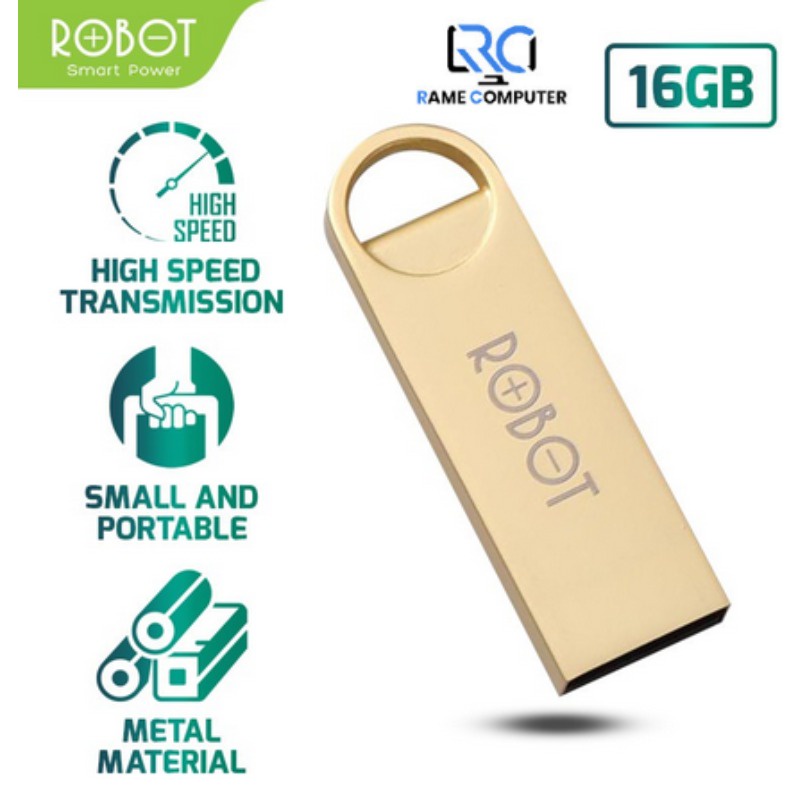 RF-316 Robot Flash disk 16Gb - GOLD